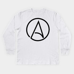 Atheist Symbol T-Shirt Kids Long Sleeve T-Shirt